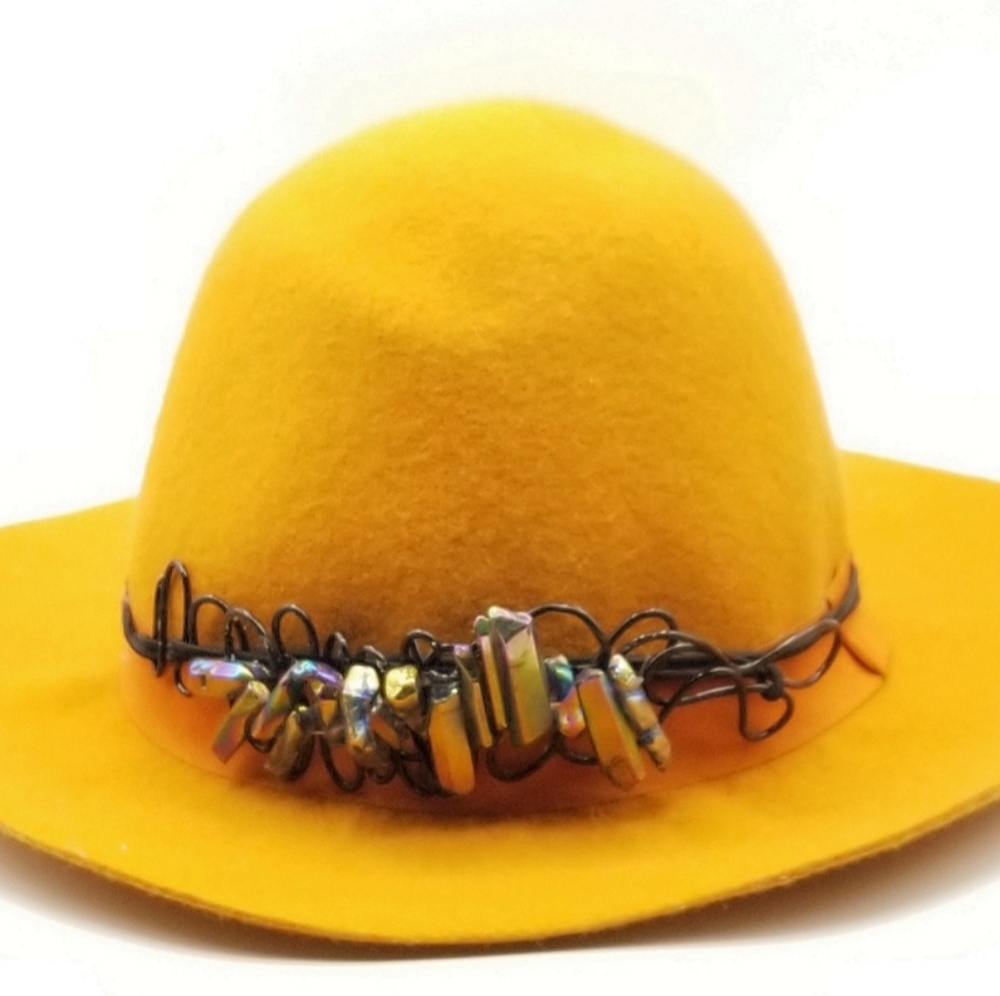 One of a kind hat emellisnents.